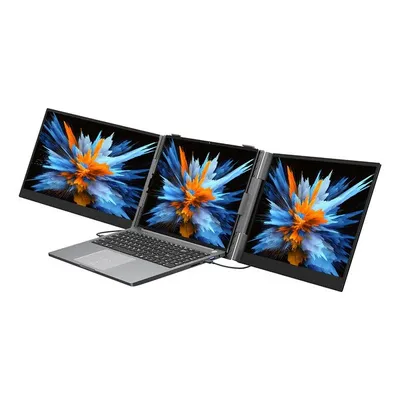 Monitor portativ Blackview, 14", Full HD, tri screen, USB C HDMI, i zi - 1