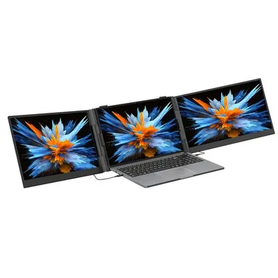 Monitor portativ Blackview, 14", Full HD, tri screen, USB C HDMI, i zi - 3