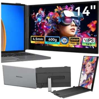 Monitor portabël Blackview SCM6, 14" FHD IPS, USB C HDMI, i zi