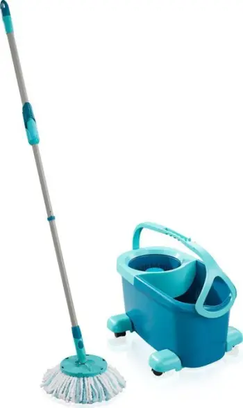 Mop me kovë Leifheit Clean Twist Ergo Mobile 52102, sistem shtrydhës, blu