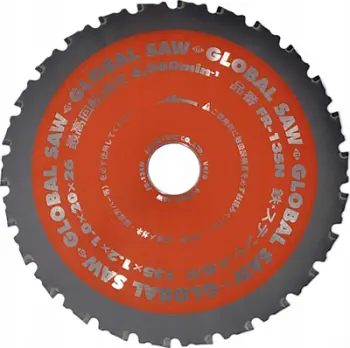 Teh rrethor për çelik Global Saw 135 x 1.2, 26 dhëmbë, cermet