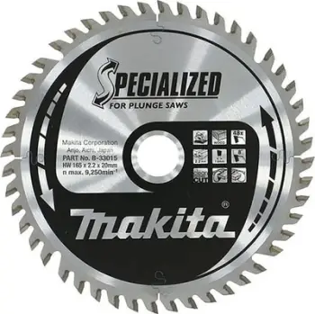 Teh sharre Makita Special, 165mm, 48 dhëmbë, për dru