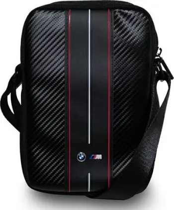 Çantë tableti BMW BMTB8COMSCAKR, 8", koleksioni Carbon Red Stripes, e zezë