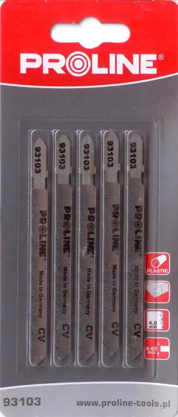 Teh sharrë Pro-Line 93103, 75x4mm, për plastikë dhe dru