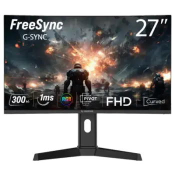 Monitor Rampage DROP DR27C300F Gaming 27″ Curved FHD 300 Hz Fast VA – I Zi