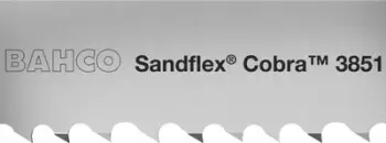Teh sharre bande Bahco Sandflex Cobra 3851, 27x0.9x2710 mm, 8/12 TPI, portokalli