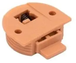 Rrotë dere mobiljeje REJS WHEEL DOOR PUSH WH02.0263.05.038, për hapje me shtypje, rrëshqitje e qetë, gri
