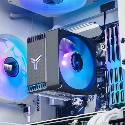 Ftohës CPU Jonsbo CR-1400 EVO ARGB, 92mm PWM, ARGB, i zi - 3