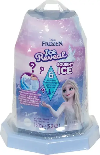 Kukull Mattel Disney Frozen Ice Reveal, kukull e vogël surprizë, me 6 surpriza, shumëngjyrëshe