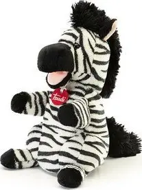Kukull dore pelushi Trudi Zebra 29309, për fëmijë, shumë e butë, me bardh e zi