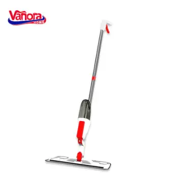 Mop me spray Vanora Home Fast Clean, depozitë 350ml, mikrofibër, i kuq