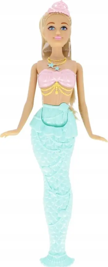 Kukull sirenë Anlily Mermaid 523353, 29cm, me aksesorë, shumengjyrëshe