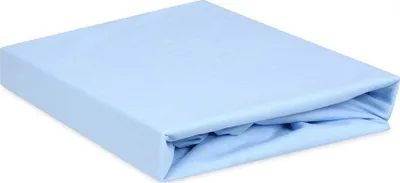 Çarçaf fitted Matex Premium, jersey 210/220x190/200, blu e hapur - 2