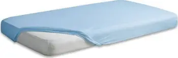 Çarçaf fitted Matex Premium, jersey 210/220x190/200, blu e hapur