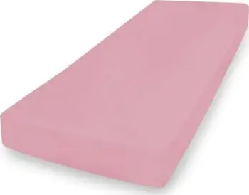 Çarçaf fitted Multitex Jersey, 100x200 cm, lartësi 30 cm, rozë