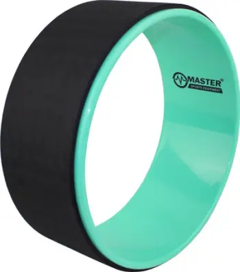 Rrotë yoga Master Roller Yoga Wheel MASTER, 32 cm, zi kaltër