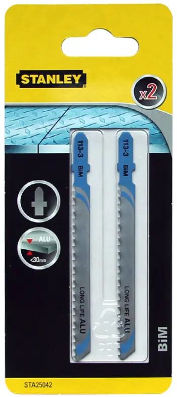 Tehe sharrë elektrike Stanley STA25042, 100mm, set 2 copë