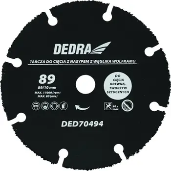 Teh universal Dedra DED70494, 89 mm, vrima montuese 10 mm, metalik