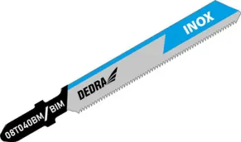 Tehe sharrë orbitale Dedra 82mm, çelik inox BIM, kapje T, 2 copë
