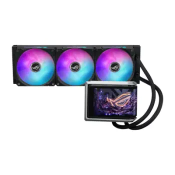 Ftohës uji CPU Asus ROG Ryuo IV 360 ARGB, 360mm, ARGB, i zi