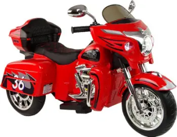 Motor elektrik për fëmijë LEAN CARS Goldwing, 12V, me Bluetooth dhe MP3, i kuq