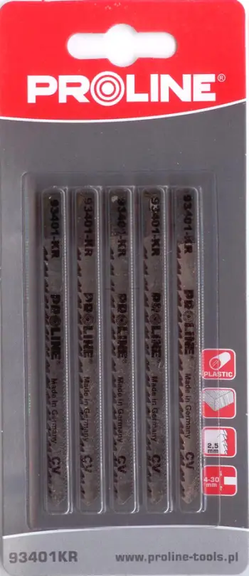 Tehe sharre dekupimi Pro Line 93401KR, për dru 4 30mm, set