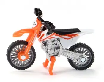Motoçikletë lodër Siku KTM SX-F 450, 9.7 x 3.5 x 7.8 cm, portokalli