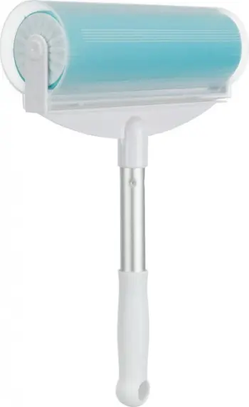 Rrotullues për qime kafshësh Trixie Hair Roller XXL, silikon, 20x30cm, i bardhë dhe turkez