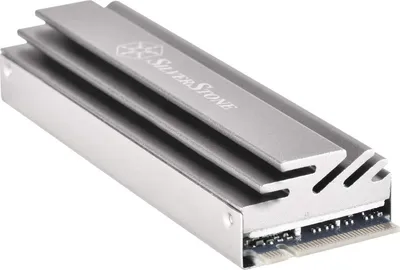 Ftohës SSD SilverStone TP04, për M.2, alumini, gri - 4