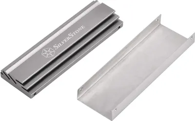 Ftohës SSD SilverStone TP04, për M.2, alumini, gri - 5