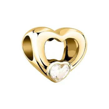 Rruazë për varëse Morellato Gold-Plated Heart SCZ1407, e artë