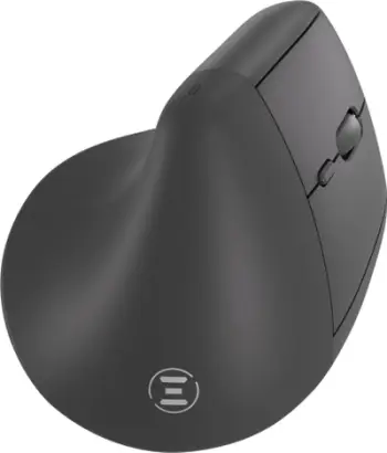 Mouse vertikal pa kabllo Eternico MVSB395, ergonomik, me bateri të rikarikueshme, i zi