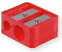 Mprehëse dyfishe Top Choice Double Sharpener, për lapsa dhe crayona, plastike, ngjyra të përziera