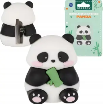 Mprehëse lapsash Starpak Panda, njëvendëshe, plastikë, e bardhë e zezë