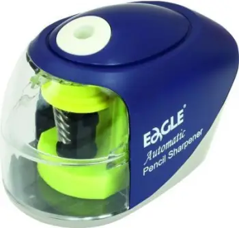 Mprehëse lapsash Eagle Battery Powered Sharpener, me bateri, dy madhësi vrimash, gri
