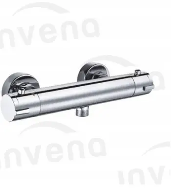 Rubinet dushi termostatik Invena Cool Touch BT-00-001, bllokim 38°C, teknologji Cool Touch, krom