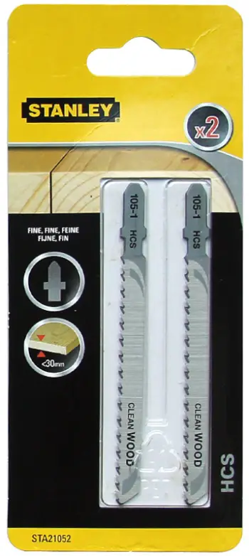 Tehe sharrë vertikale Stanley STA21052, 2 copë, për dru dhe PVC