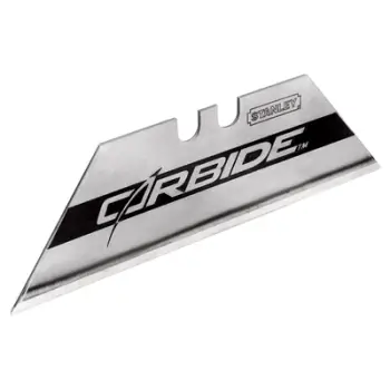 Tehe trapezoidale Stanley 2-11-800, 10 copë, trashësi 0.65mm, argjendtë