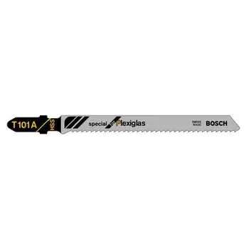 Tehe sharre pendulë Bosch T 101 A, për plastikë dhe akril, set 3 copë