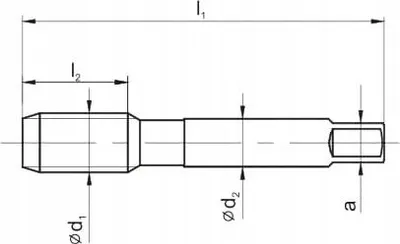 Çekiç fileti FANAR TAPS M30 NGMM/1 DIN-352D, HSS, metal - 5