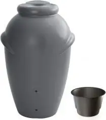 Fuçi uji shiu Prosperplast AQUACAN DEKOR, 360L, plastike, gri