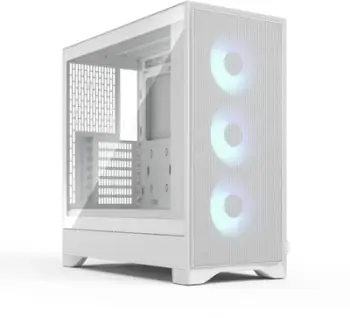 Kullë PC Fractal Design Pop 2 Air RGB, Tempered Glass, 3x 120mm RGB, e bardhë
