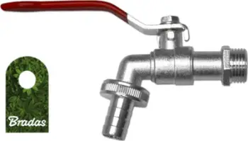 Rubinet zinku Bradas 3/4 " GZ 3/4 & quot; me lidhje gete 1/2 " 3660