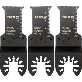 Tehe sharruese vibruese YATO YT-34684, set 3 copë, bi-metal, të zeza