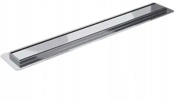 Kulluese lineare dushi Wiper Ponente Premium, 110cm, çelik inox, argjendtë