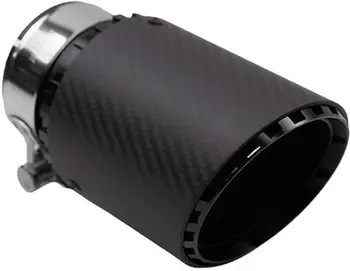 Fund shterues universale Carbon Matte, dalje 89mm, hyrje 76mm, i zi