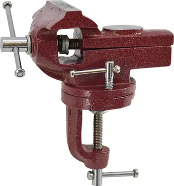 Kuncë tavoline Awtools Rotating Table Vice with Anvil, 70mm, metalike, gri
