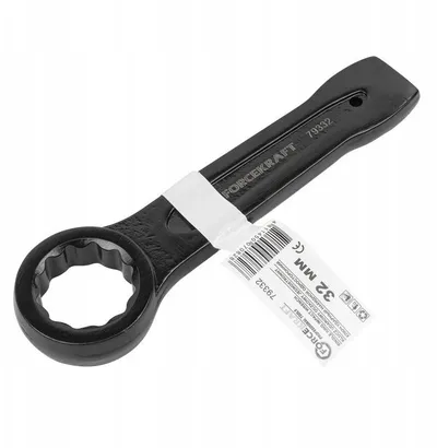 Çelës goditës unazor Forcekraft FK-79332, 32mm, çelik, i zi - 3
