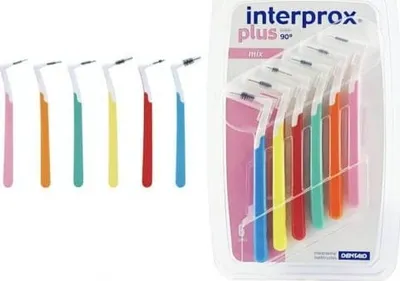 Furça ndërdentare Interprox Plus 90°, set miks, 6 copë - 3
