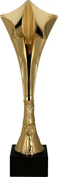 Kupë dekorative plastike, 37cm, ngjyrë ari